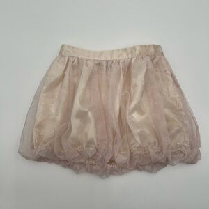 GAP Sparkling Cream Tulle Skirt